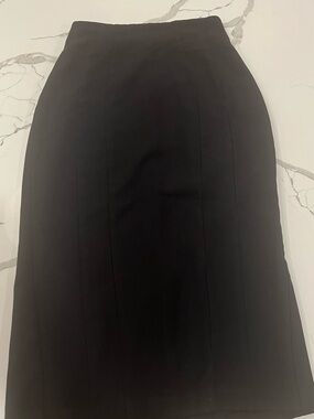 eva mendes for New York & Company Black Pencil Skirt